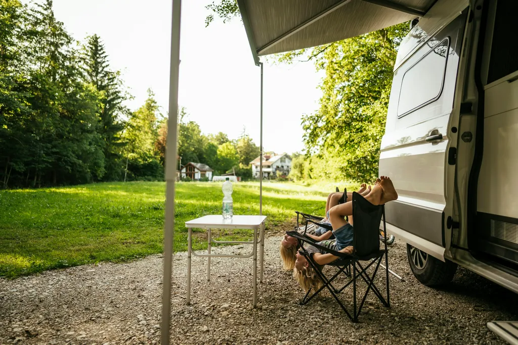Im Hintergund unser Wohnhaus