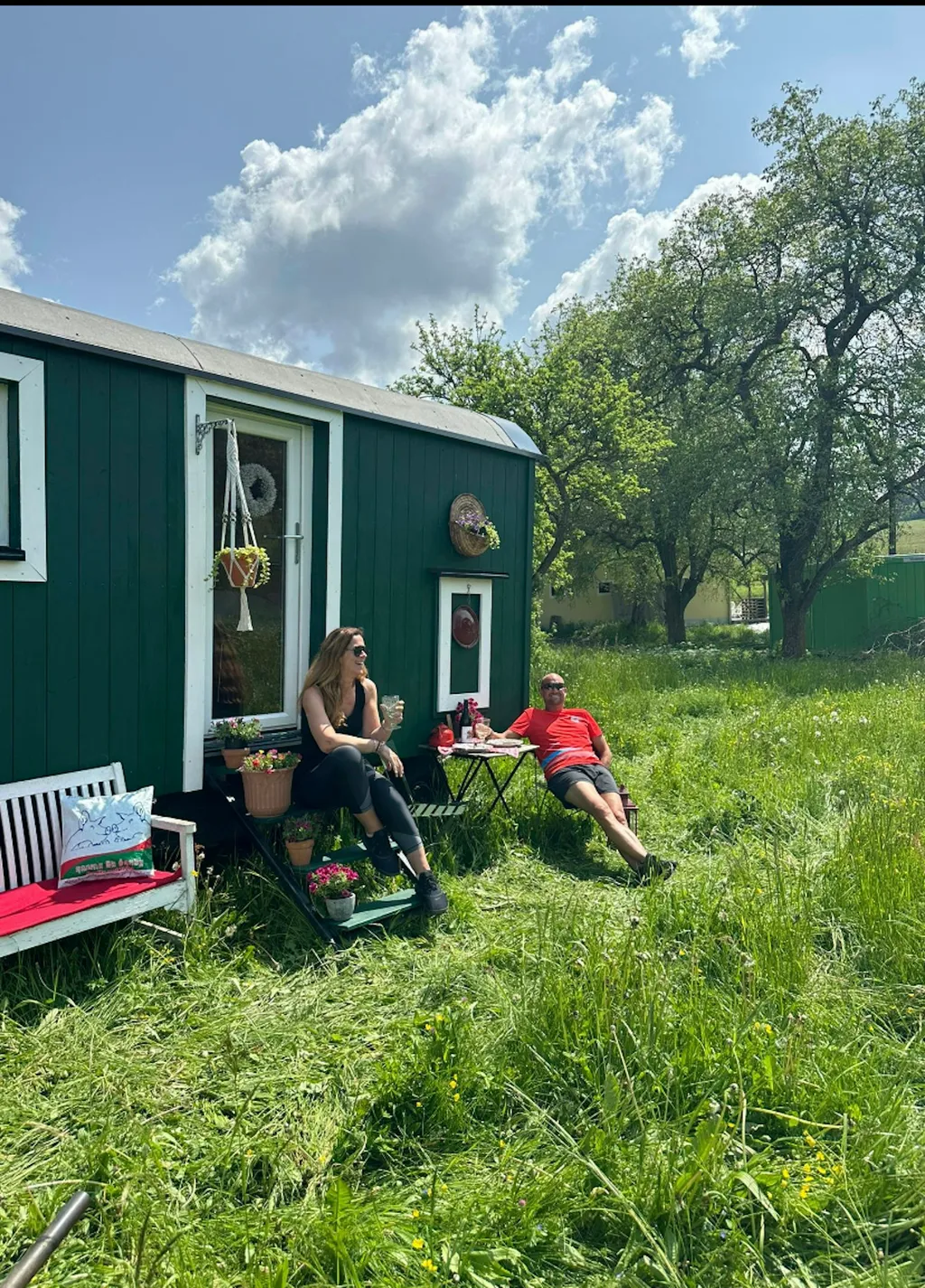Bauwagen Mitzi am Hof+Teichblick