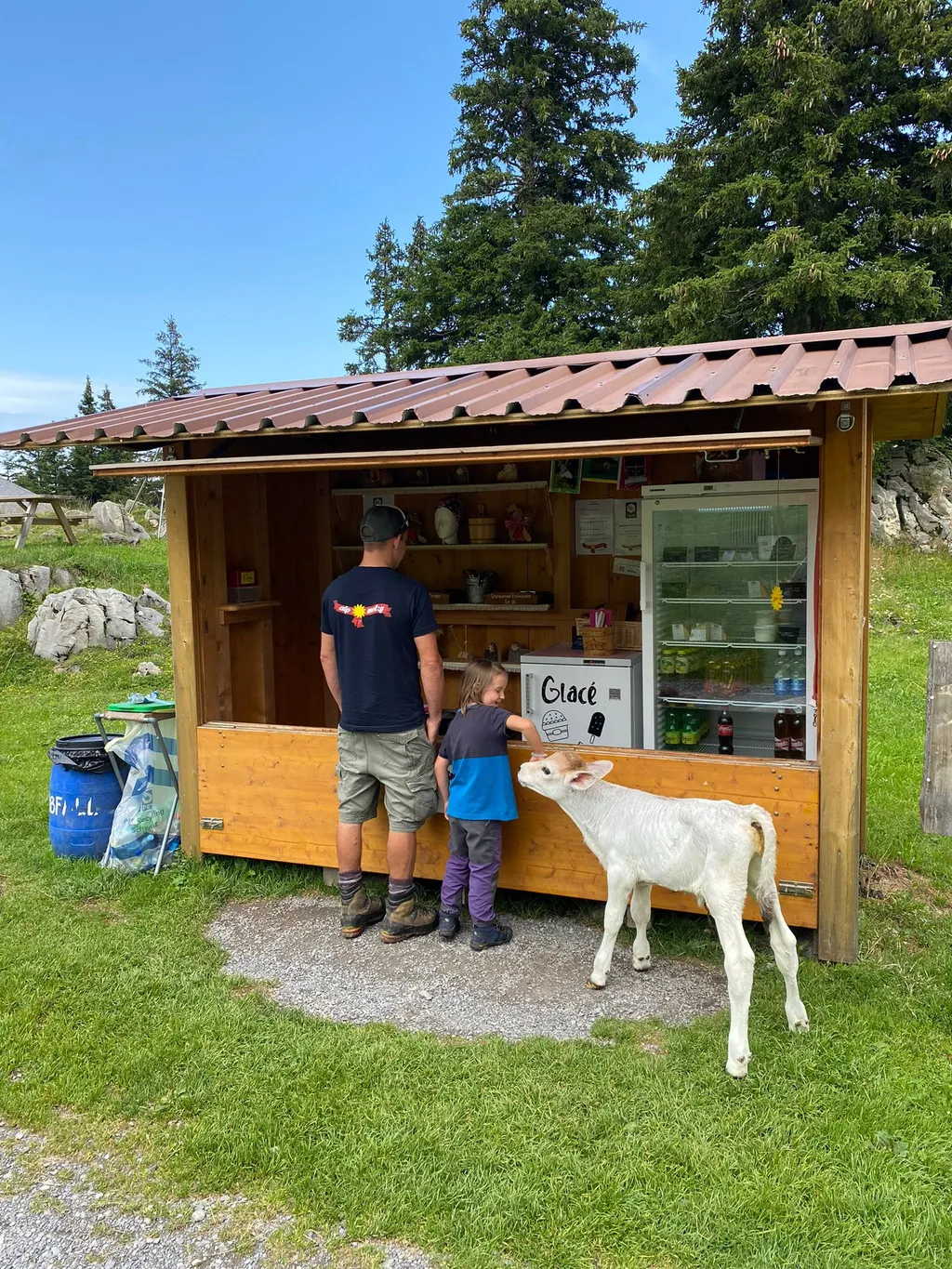 Der Selbstbedienungsstand hat etwas für Gross und Klein. 😉