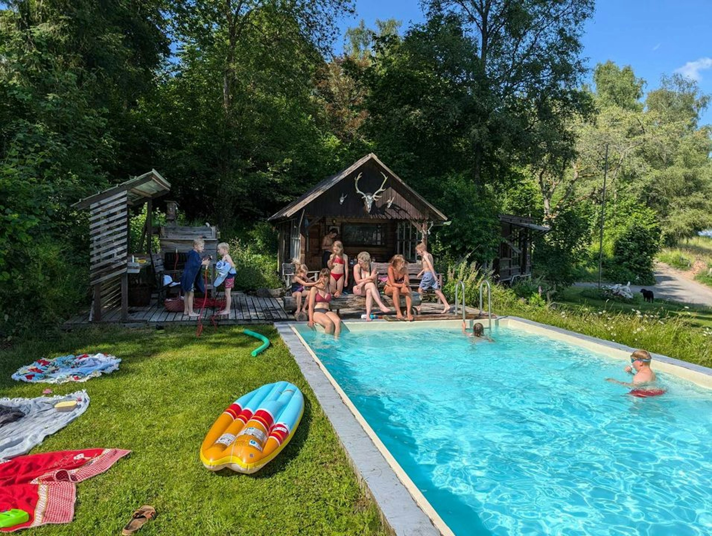 Forsthaus-Camp mitten im Wald