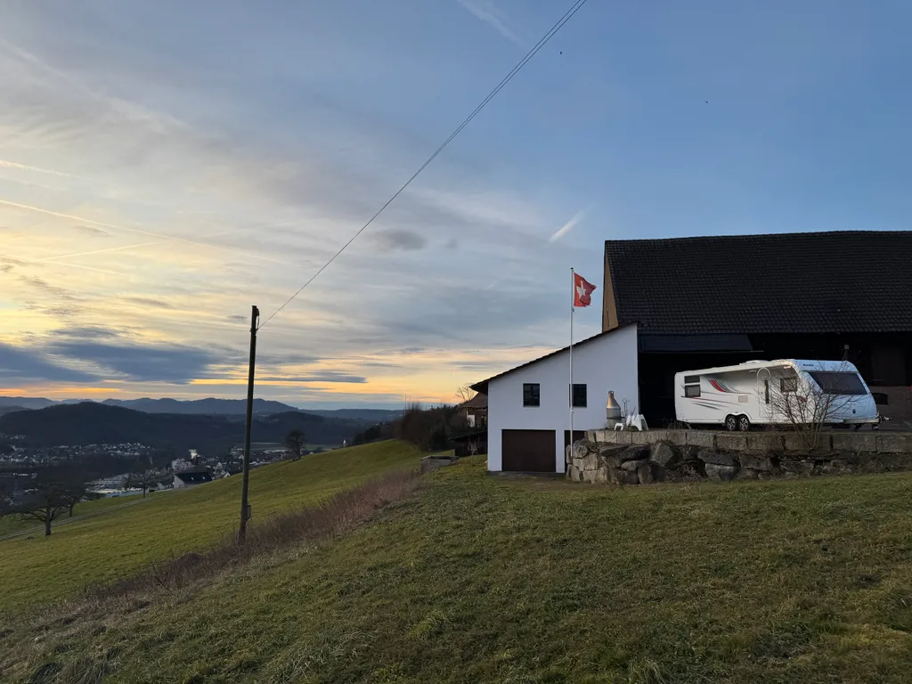 Das Camp mit Westblick