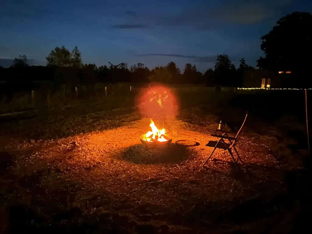 Funken in der Luft. Frieden im Kopf.