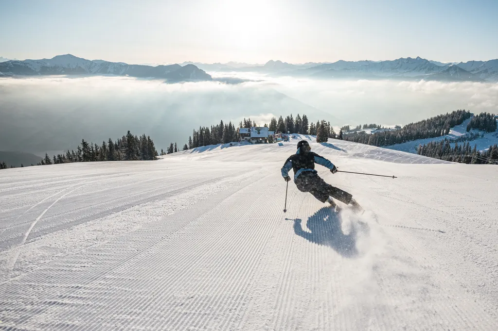 Skifahren auf der Schmittenhöhe in Zell am See | (c) Johannes Radlwimmer