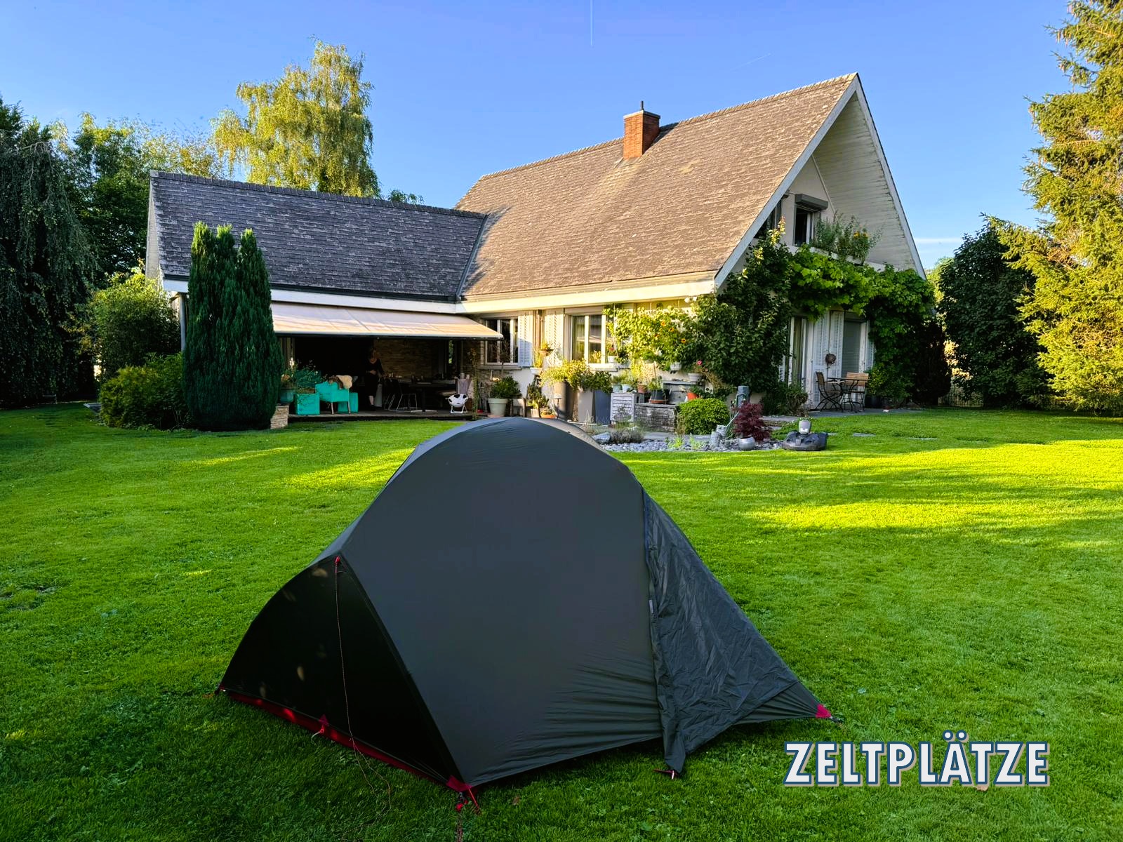 Zelten in der Villa Hühnerbunt