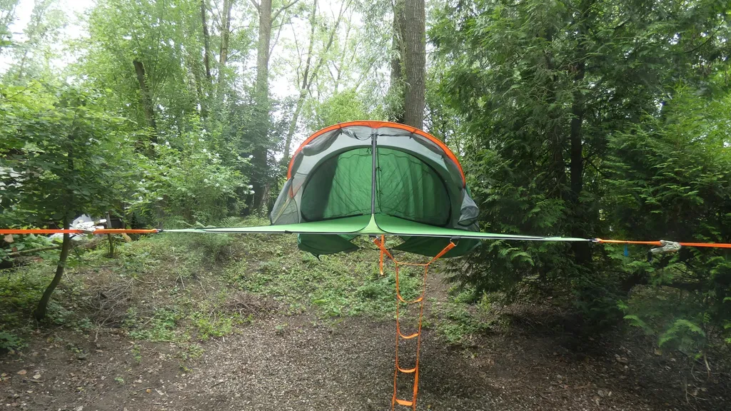 Baumzelt im Wassergarten von NaturOH in Gescher