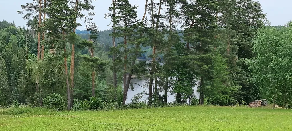 Zelten am Stausee Ottenstein. Ruhig