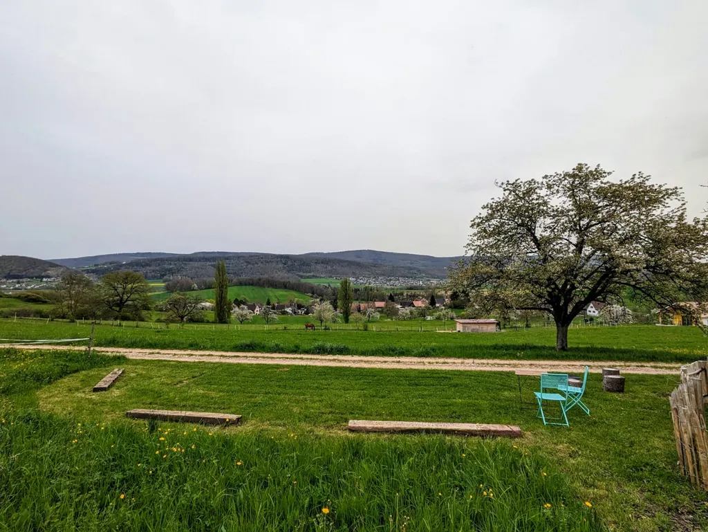 Camp im Grünen mit Aussicht