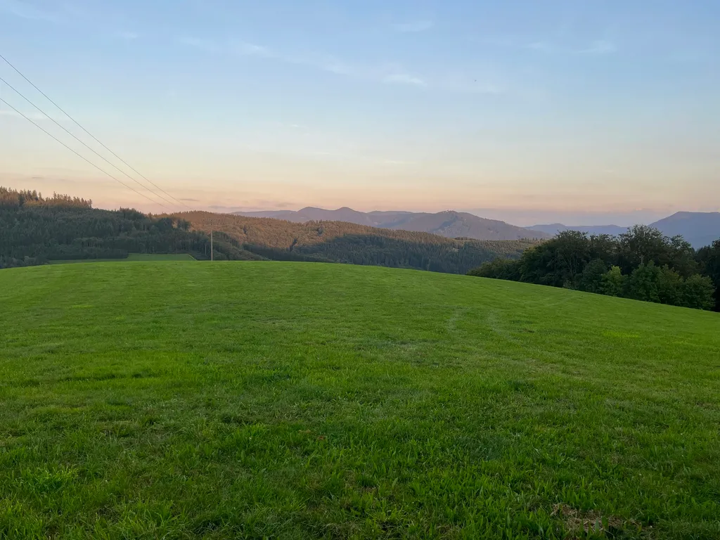 ❤️-Platz mit Blick auf die Berge