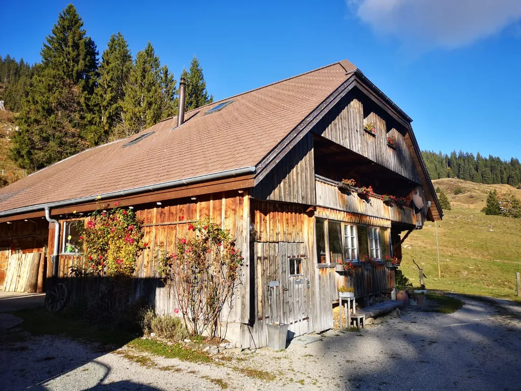 Bergnest in märchenhafter Alpenkulisse