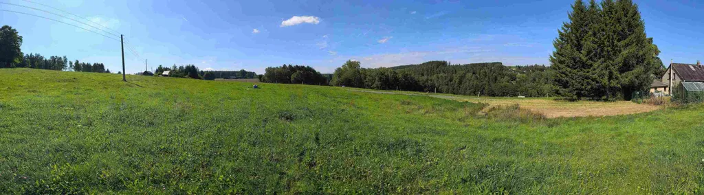 180°-Panoramaaufnahme mit Blick nach Nordwesten.