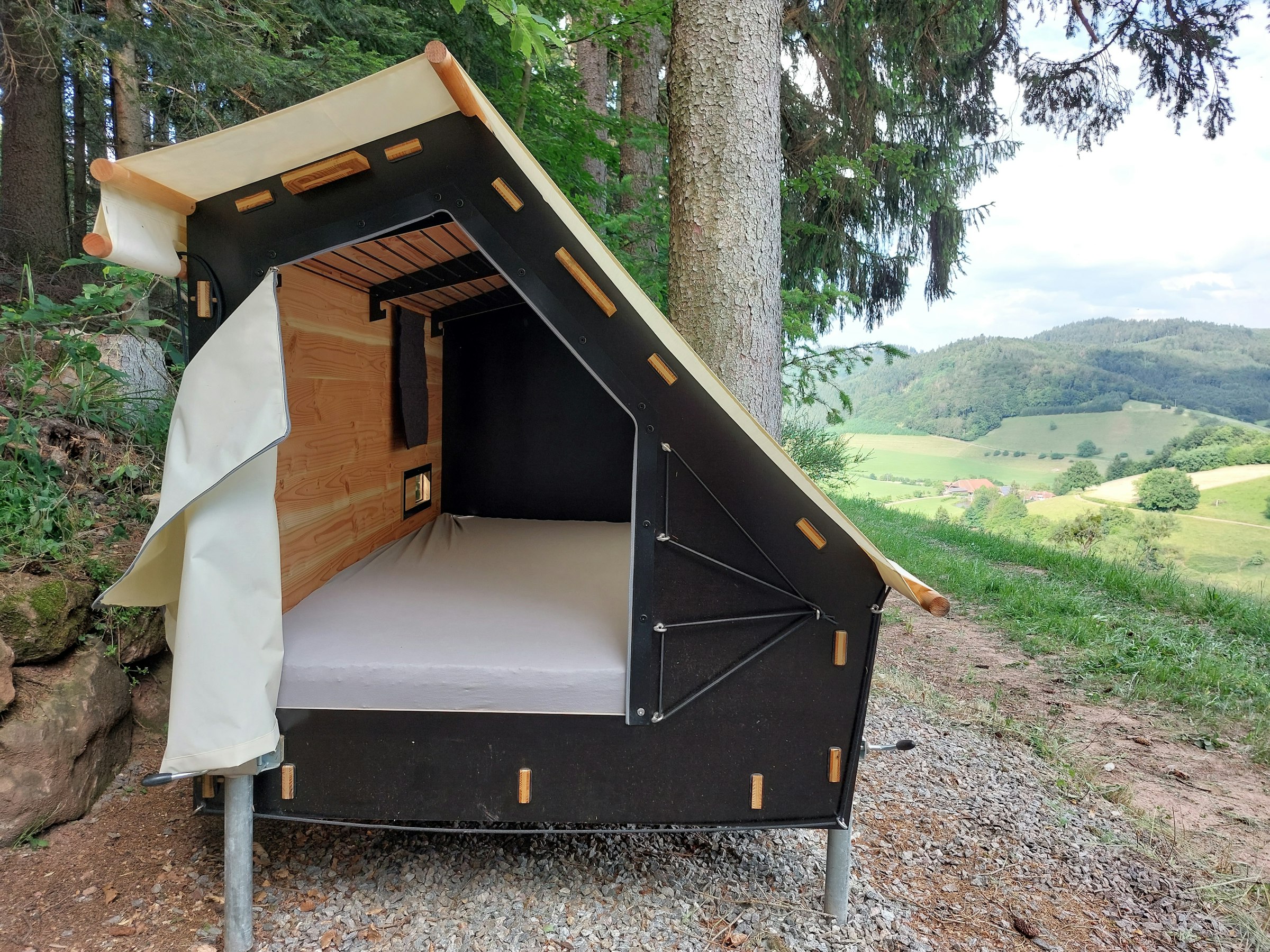 Micro-Hütte mit Sternenblick