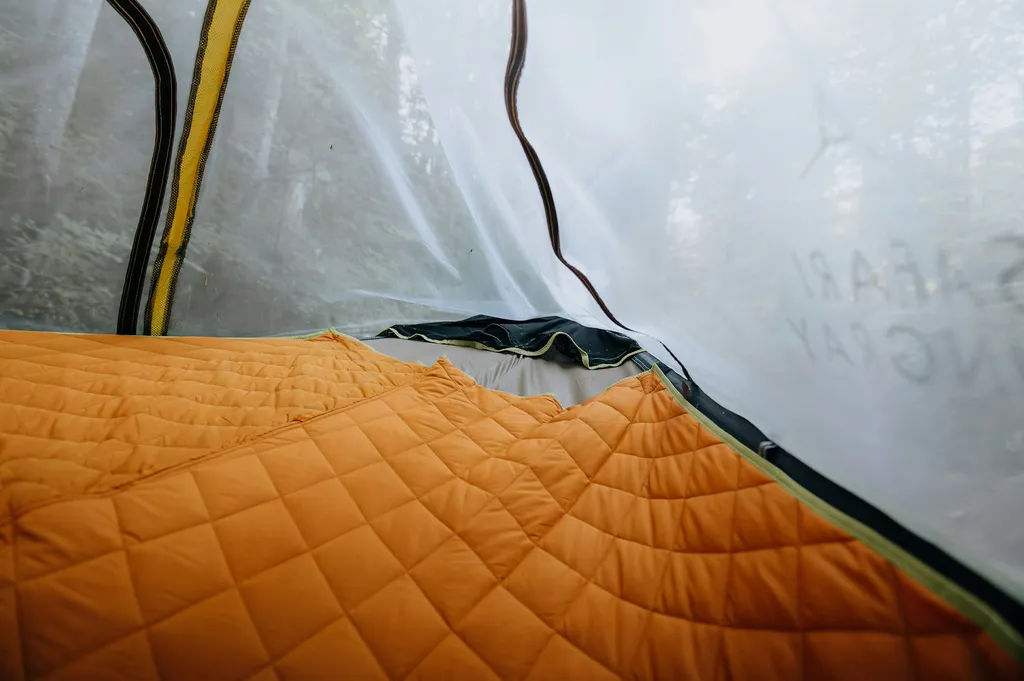 Baumzelt mit privater Feuerstelle