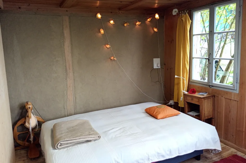 Ruhe pur in urigem Stöckli-Zimmer