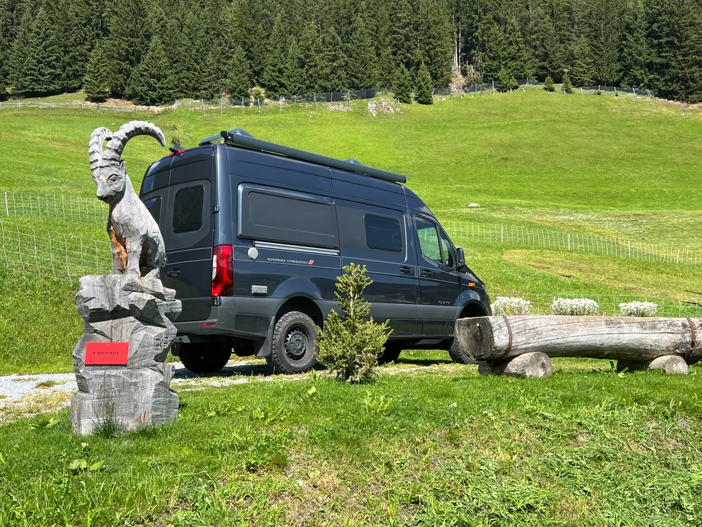 Steinbock Bergpanoramasicht