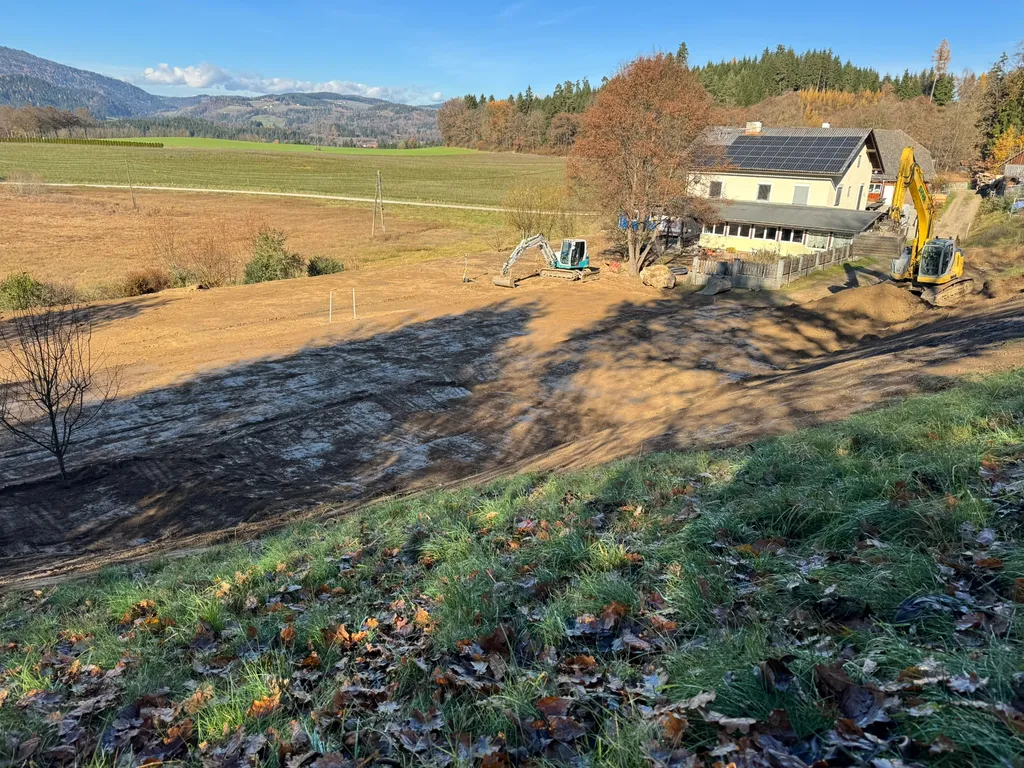 Umbau der Stellplatzfläche Okt/Nov 2025