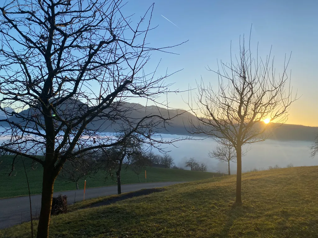 Seesicht und Alpenpanorama im Ägerital