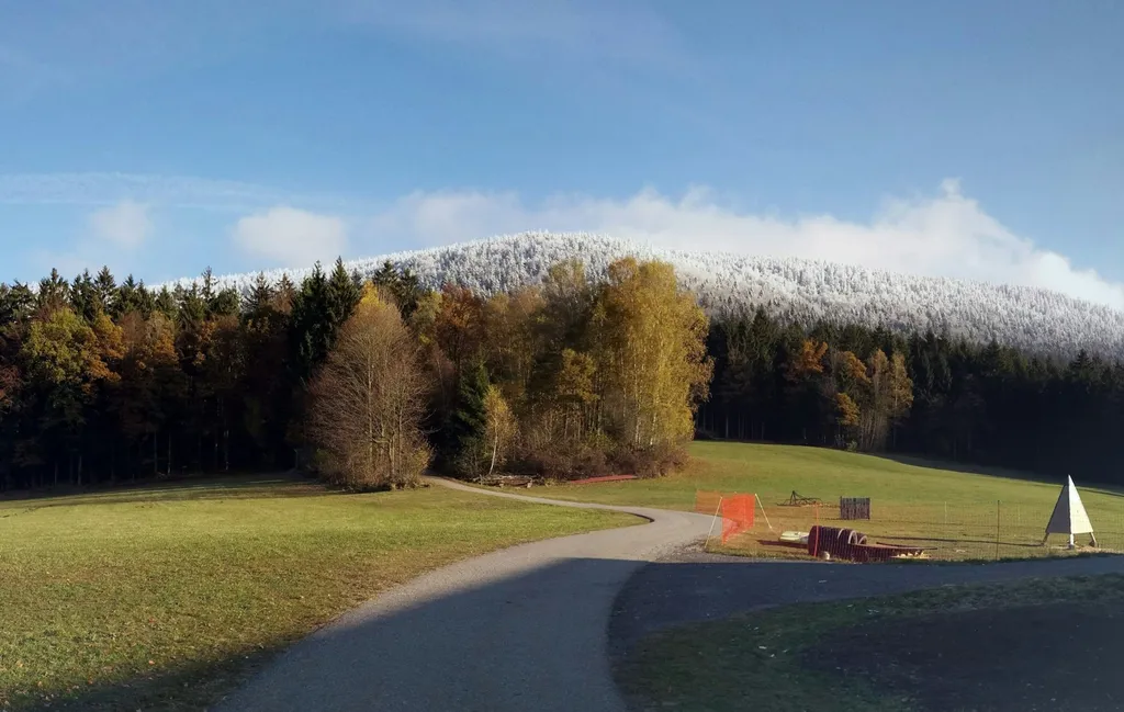 Zwischen Berg und Kuh beim Stefan