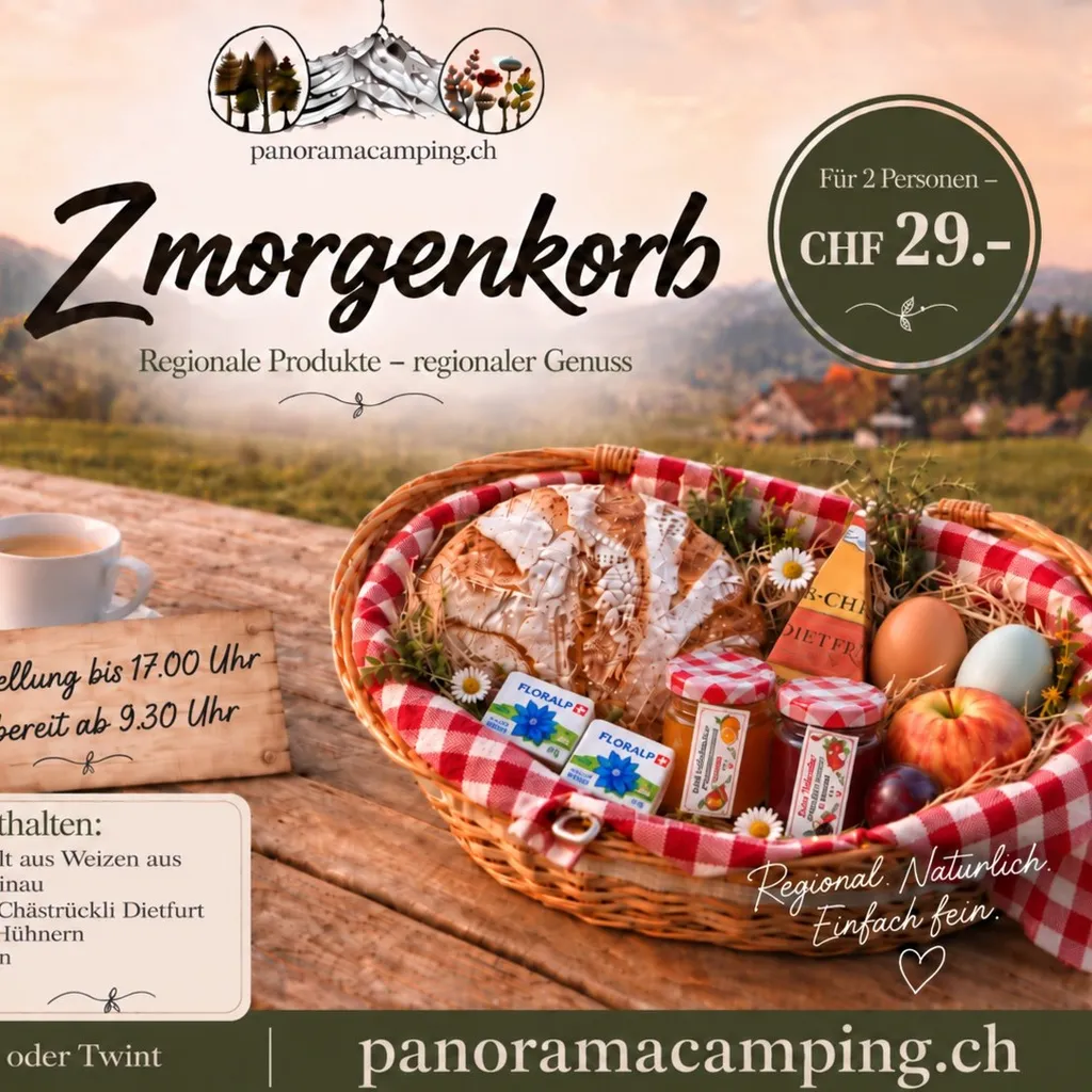 Frühstückskorb für 2 Erw.
