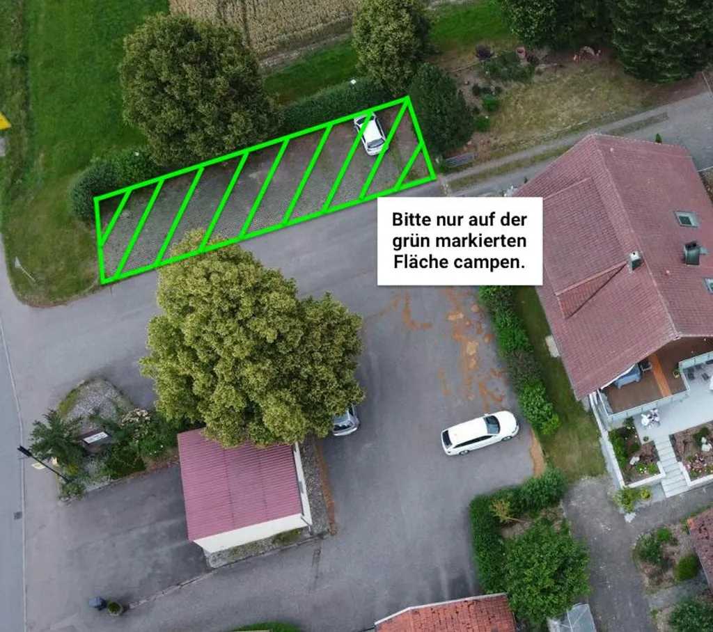 Einfacher Stellplatz Nähe Golfplatz