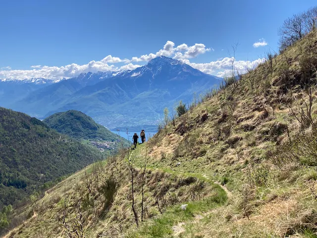 Auf dem Weg (Variante a) zur Hütte