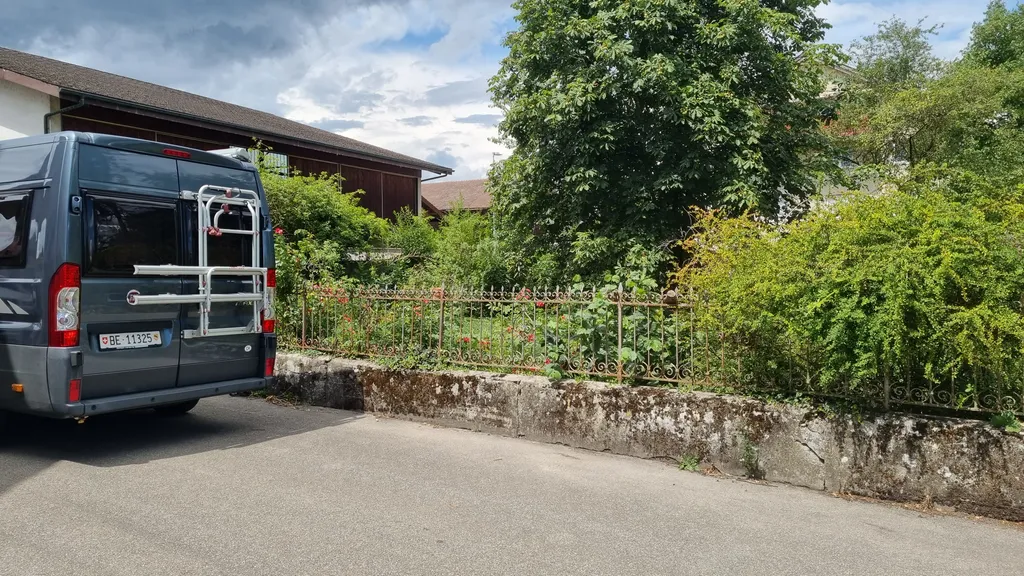 Blick auf Garten