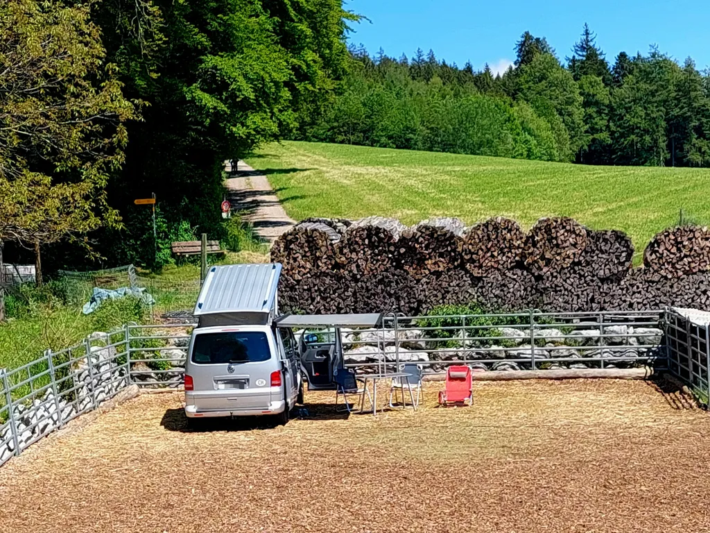 Aussichtshof am Waldrand