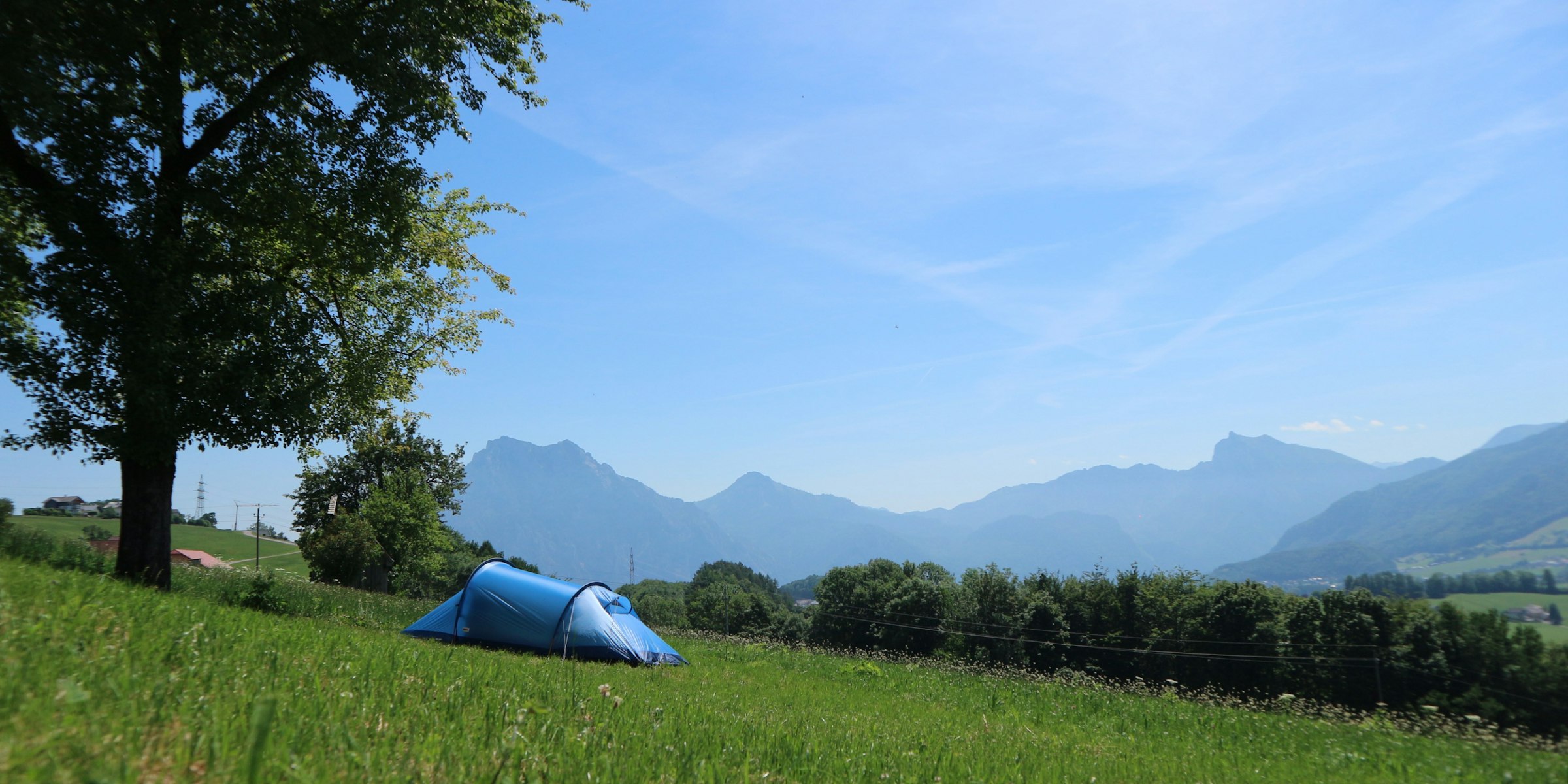 Zeltplatz mit Aussicht