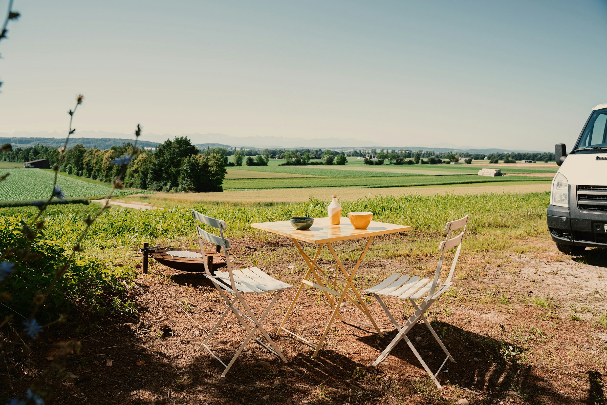 Zwischen Velo und Gemüse