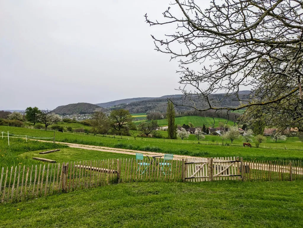 Camp im Grünen mit Aussicht