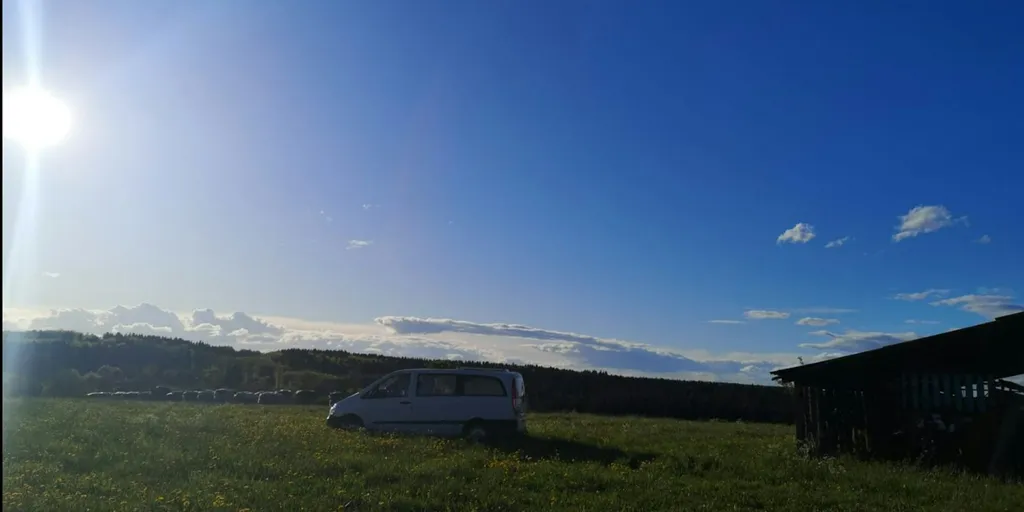 Wiese mit Aussicht und viel Ruhe