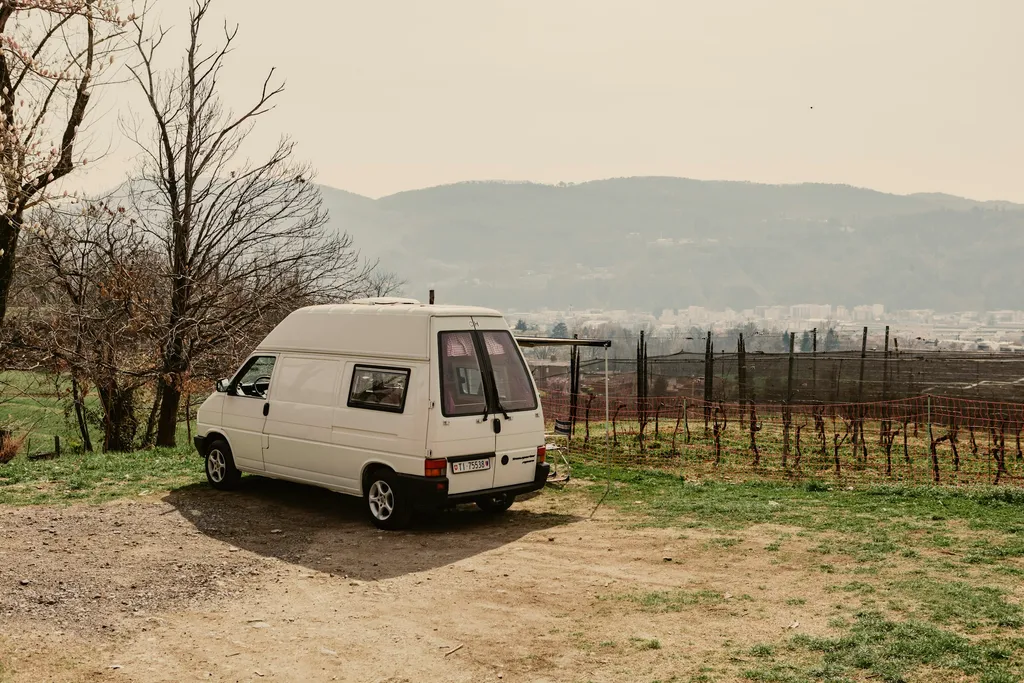 Campeggio in vigna