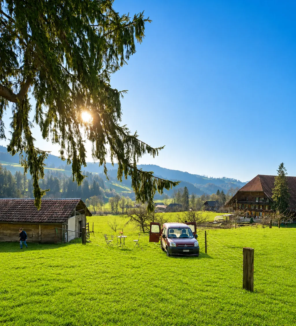 Erst schattig, später Abendsonne🌄