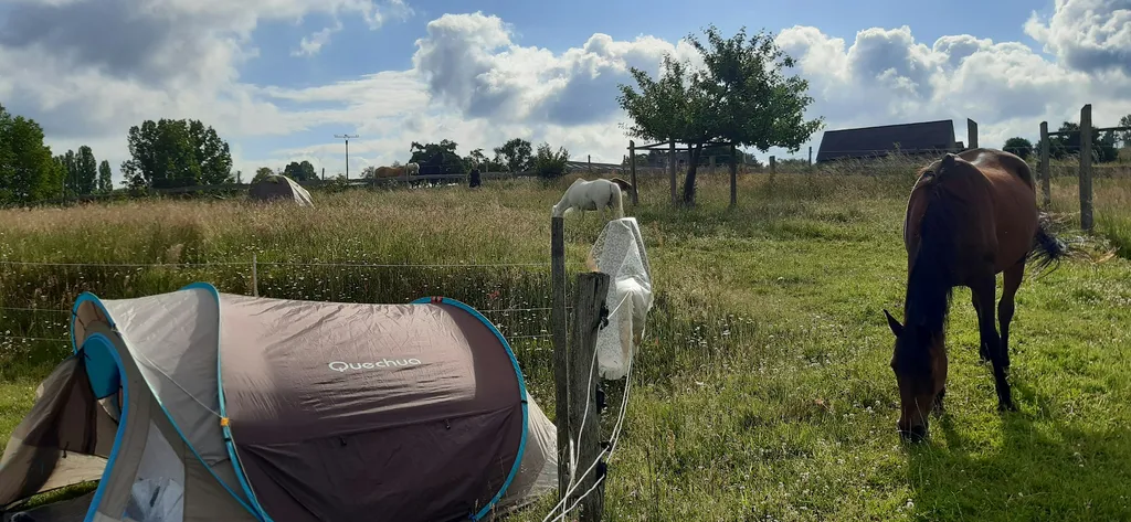 Zeltplatz Notunterkunft b.Gewitter