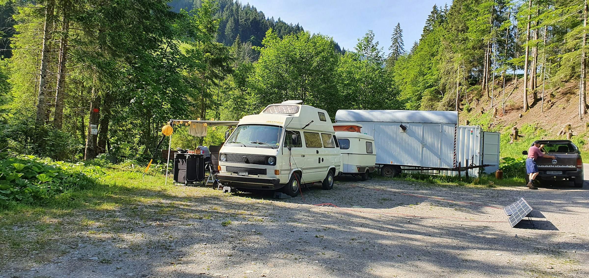 Jaunbach-Camp hinter den Gastlosen