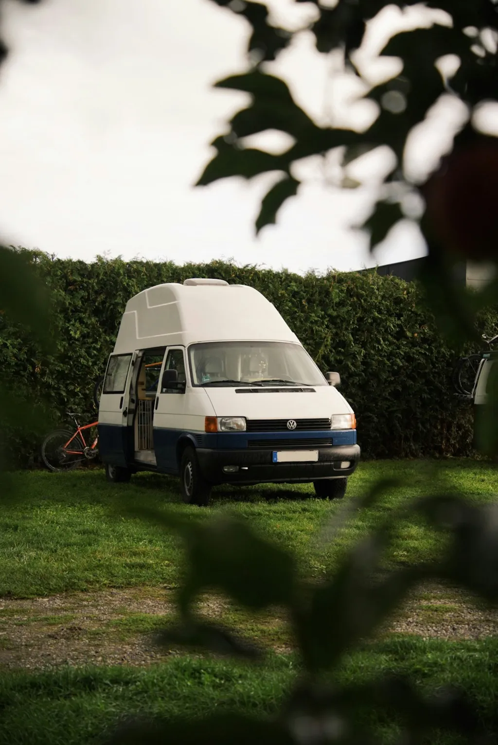 Camping bei Bodensee-Apfelbäumen
