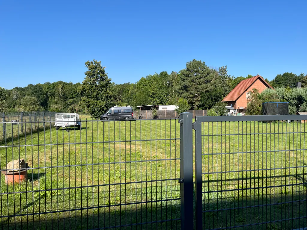 Grüne Auelandschaft unweit des Wallendorfer See