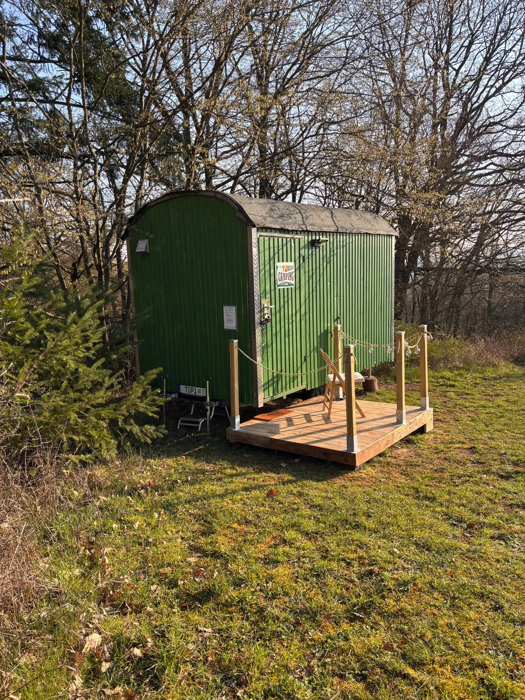 Forstwagen mit neuem Sitzplatz - seit Frühling 2026