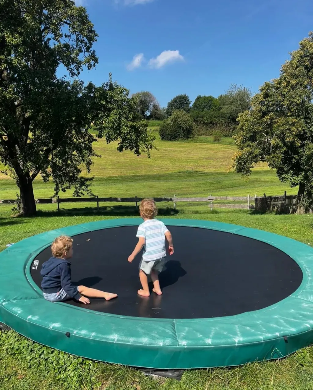 Auf em Trampolin