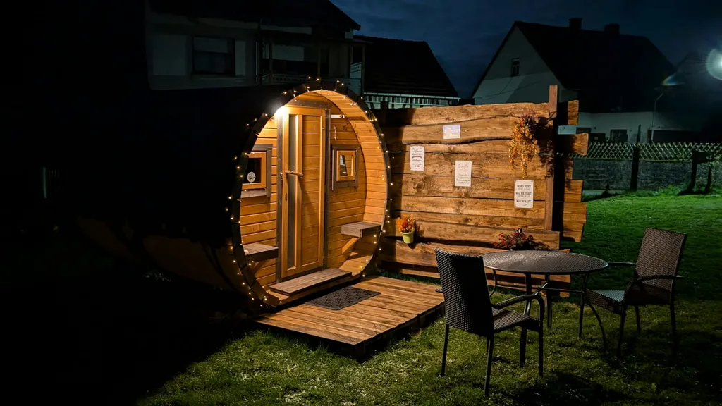 Eine Übernachtung im Kuschelfass