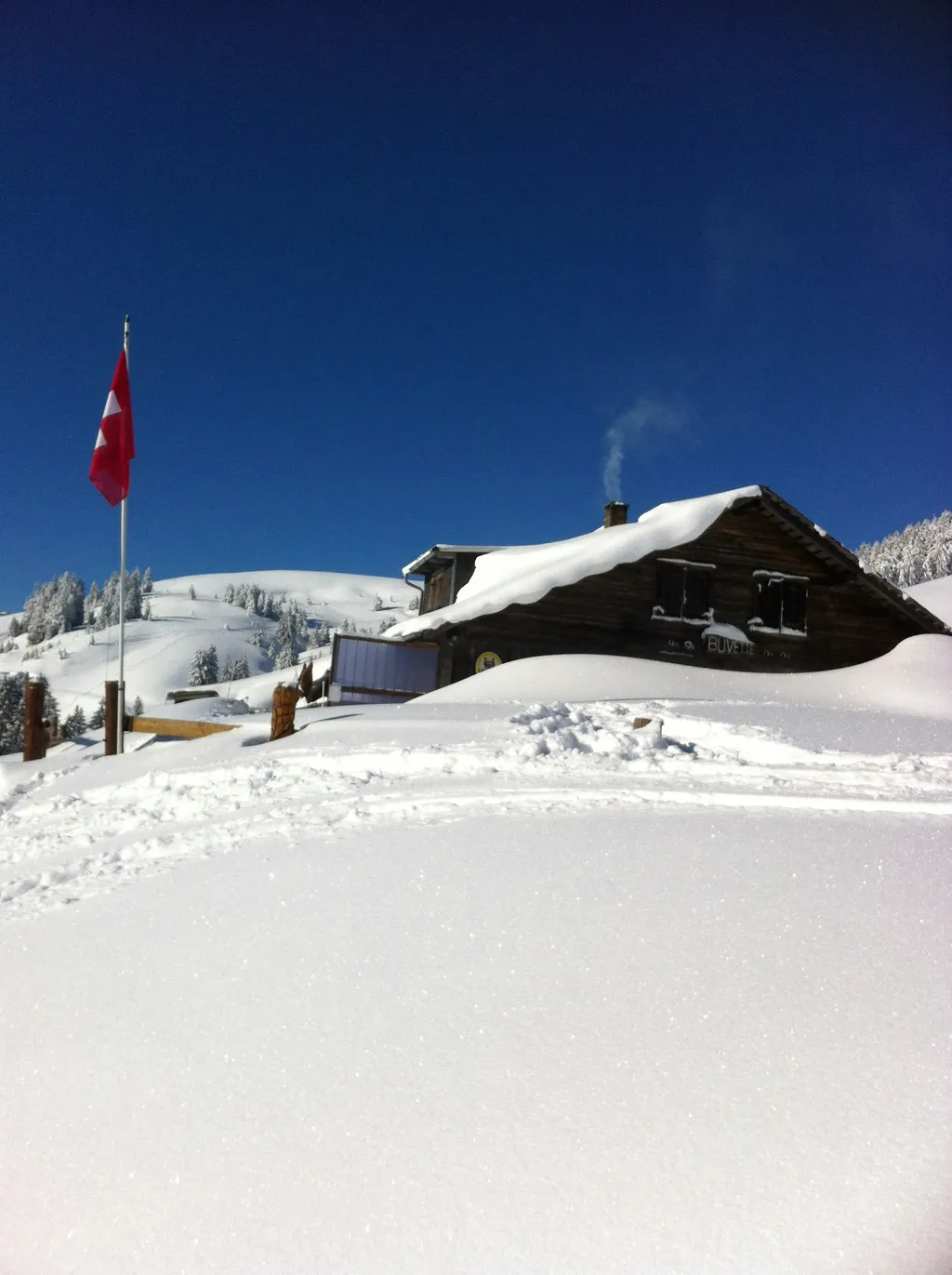 Winter-Märchen auf Alp Cousimbert