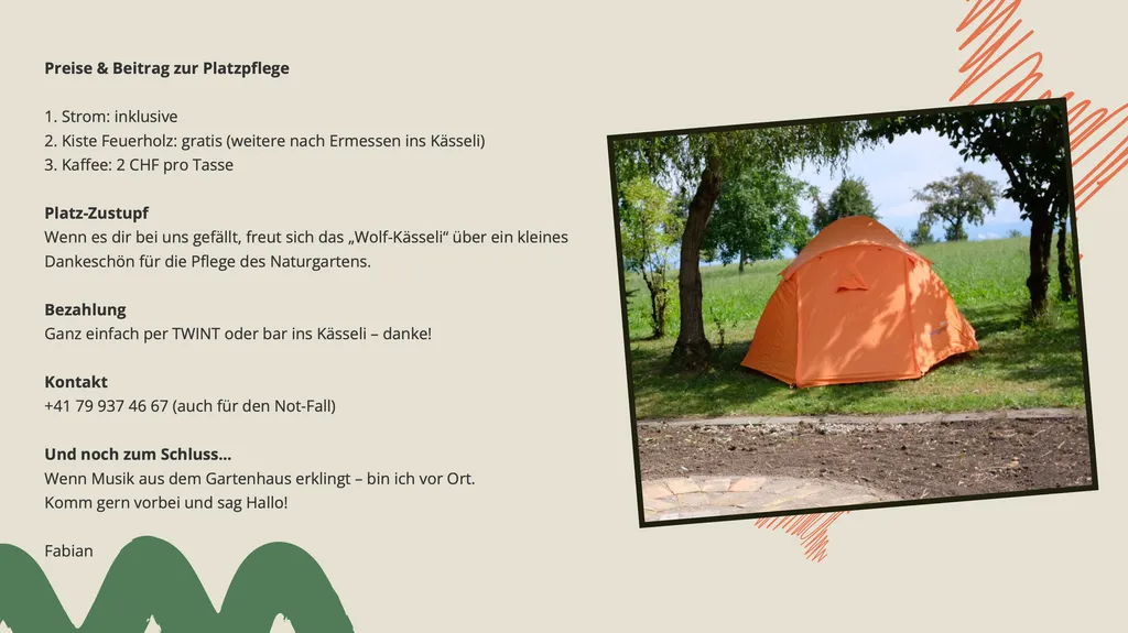 🌿 Green Wolf - Kemmental Camping