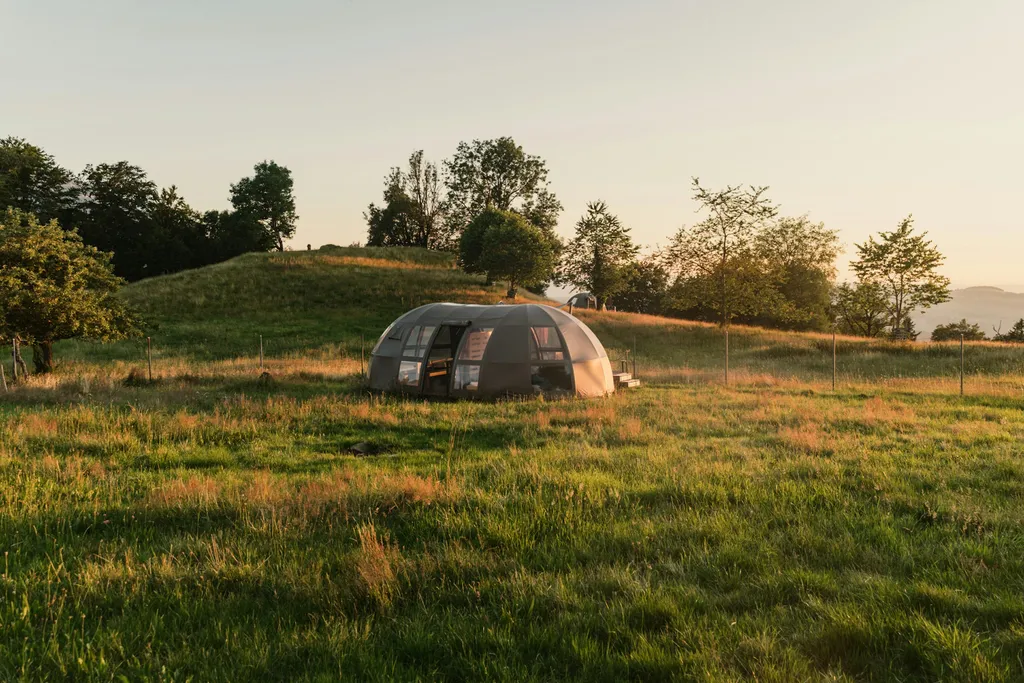 Glamping Zelt auf dem Hirschenhof