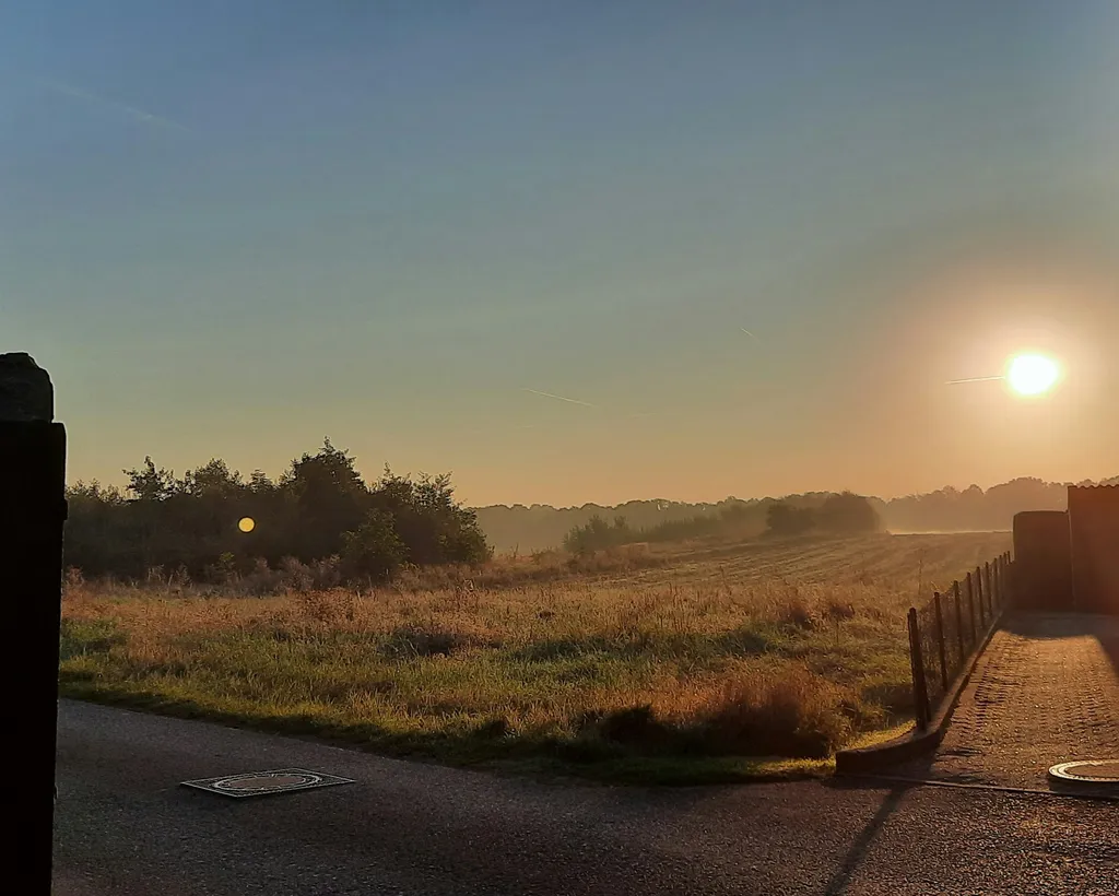 Privatplatz in Wesernähe