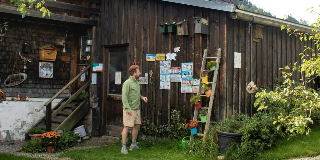 Zelten im Garten bei Hinterzarten