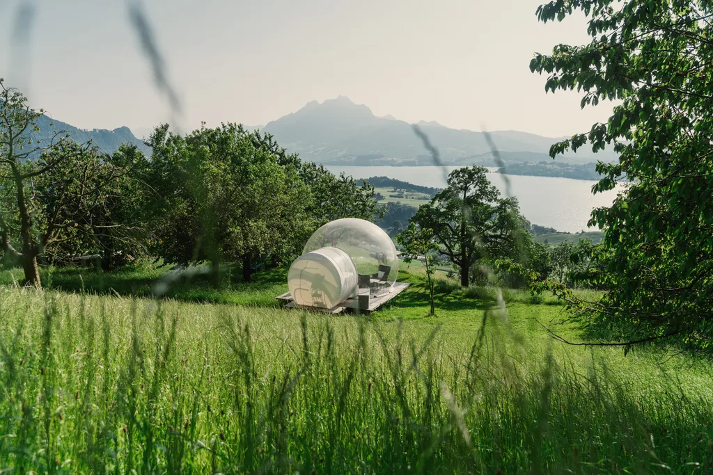 Bubble Tent - Hoch oben über Weggis