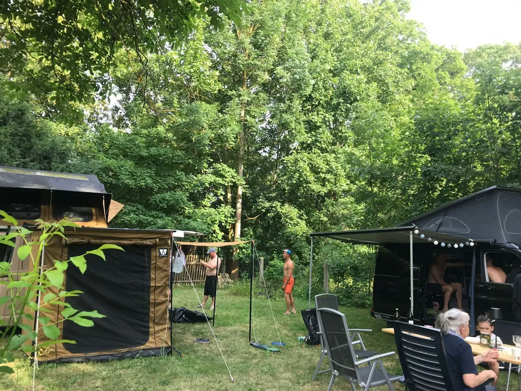 Entspannte Atmosphäre im Grünen