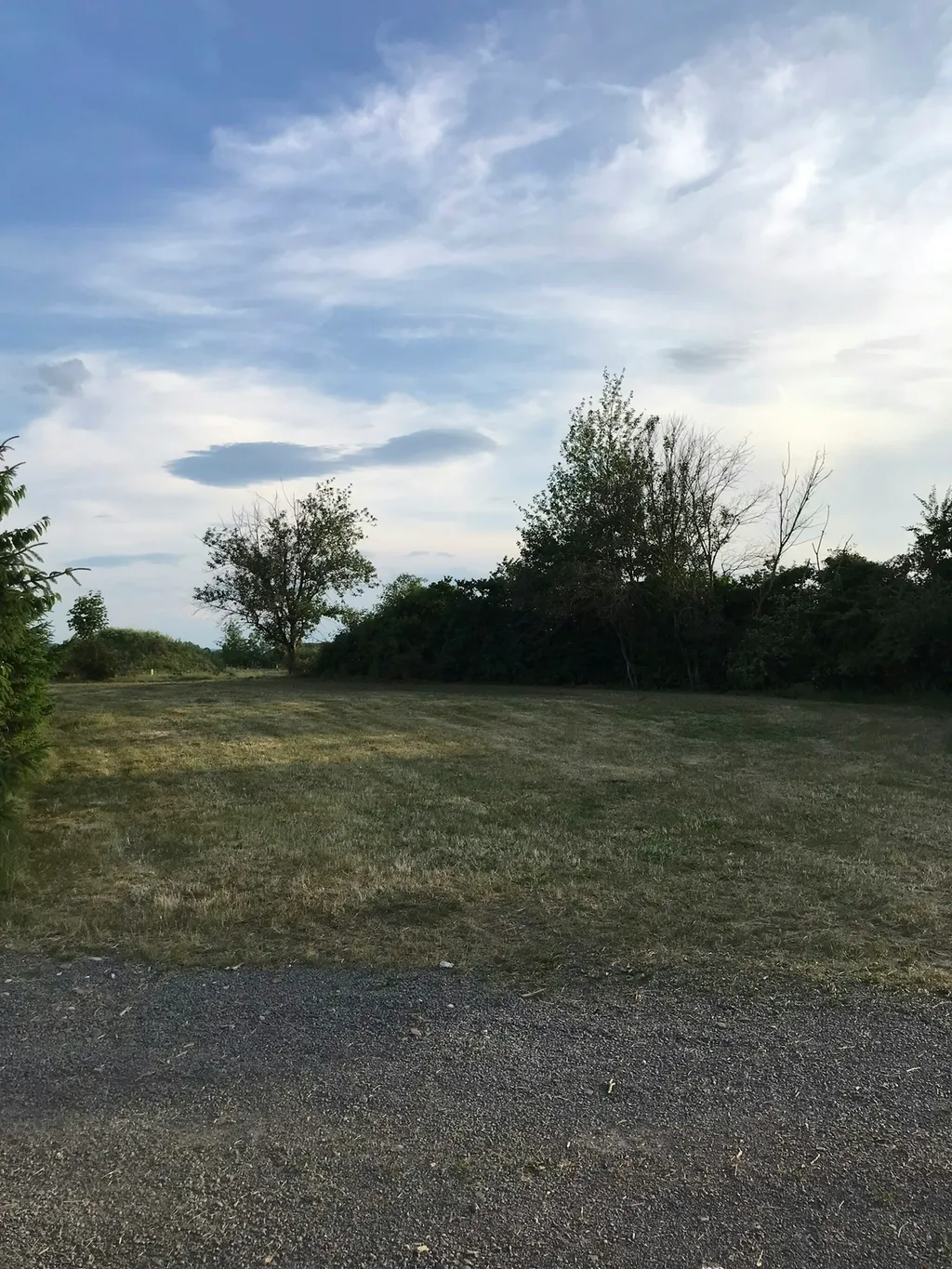 Grüne Fläche im Gewerbegebiet