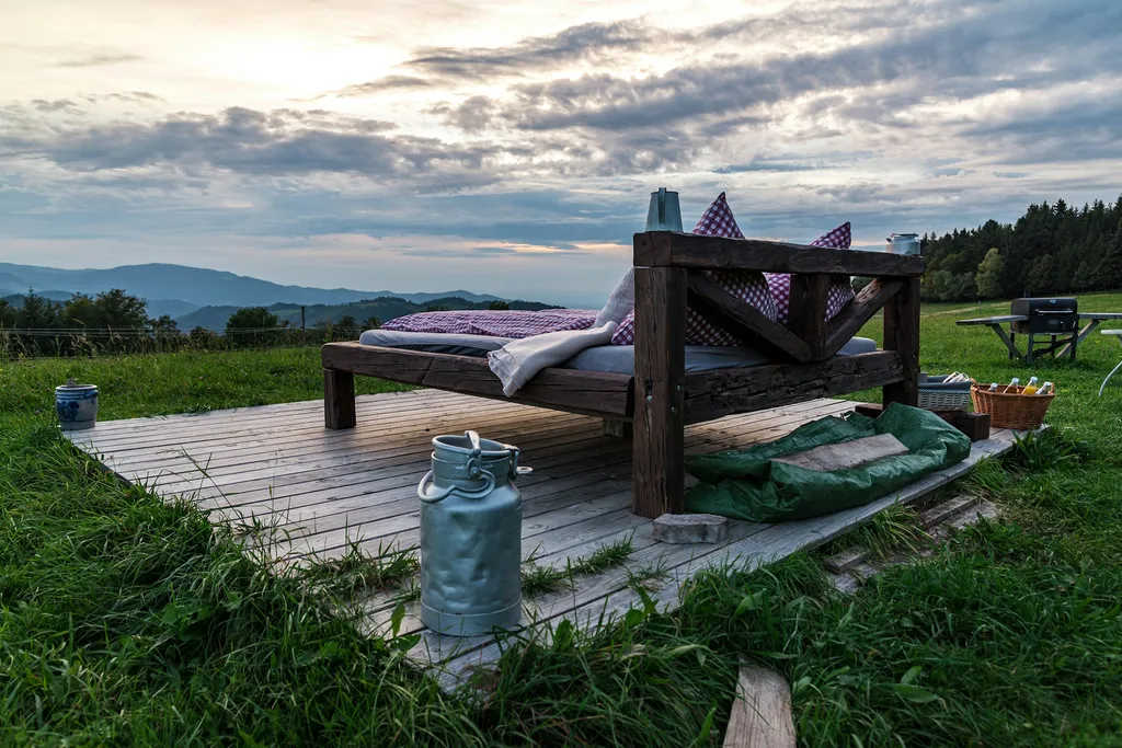Ein Bett im Schwarzwald