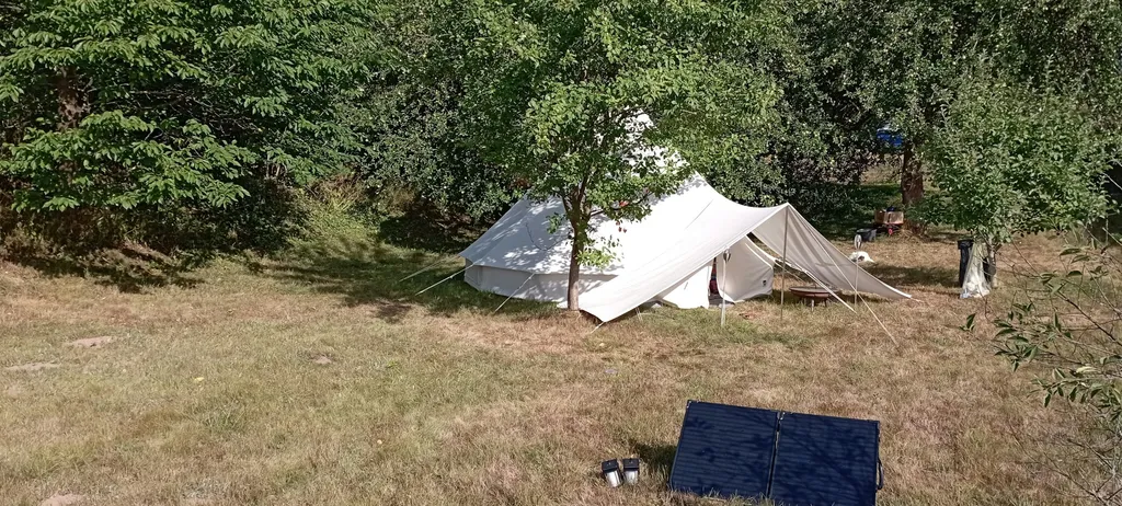 Ruhiger Zelt-Stellplatz