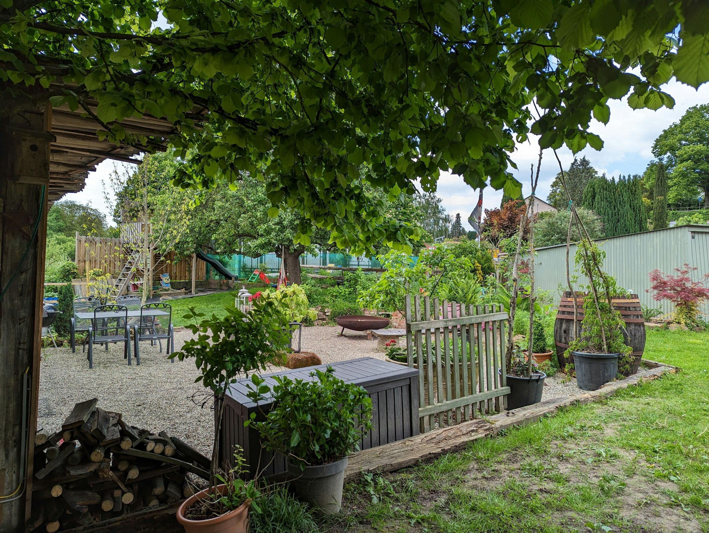 Campen im Hofreute Garten